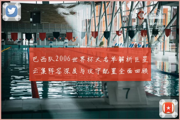 巴西队2006世界杯大名单解析巨星云集阵容深度与攻守配置全面回顾